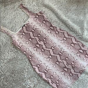 Snakeskin dress